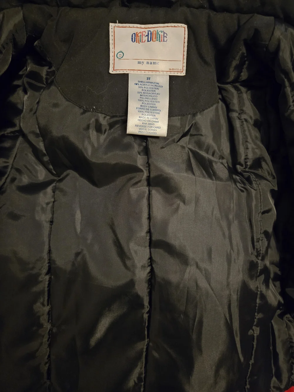 Okie Dokie Leopard Print Faux Fur Hooded Jacket 3T